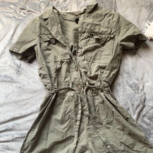 Olive green Romper